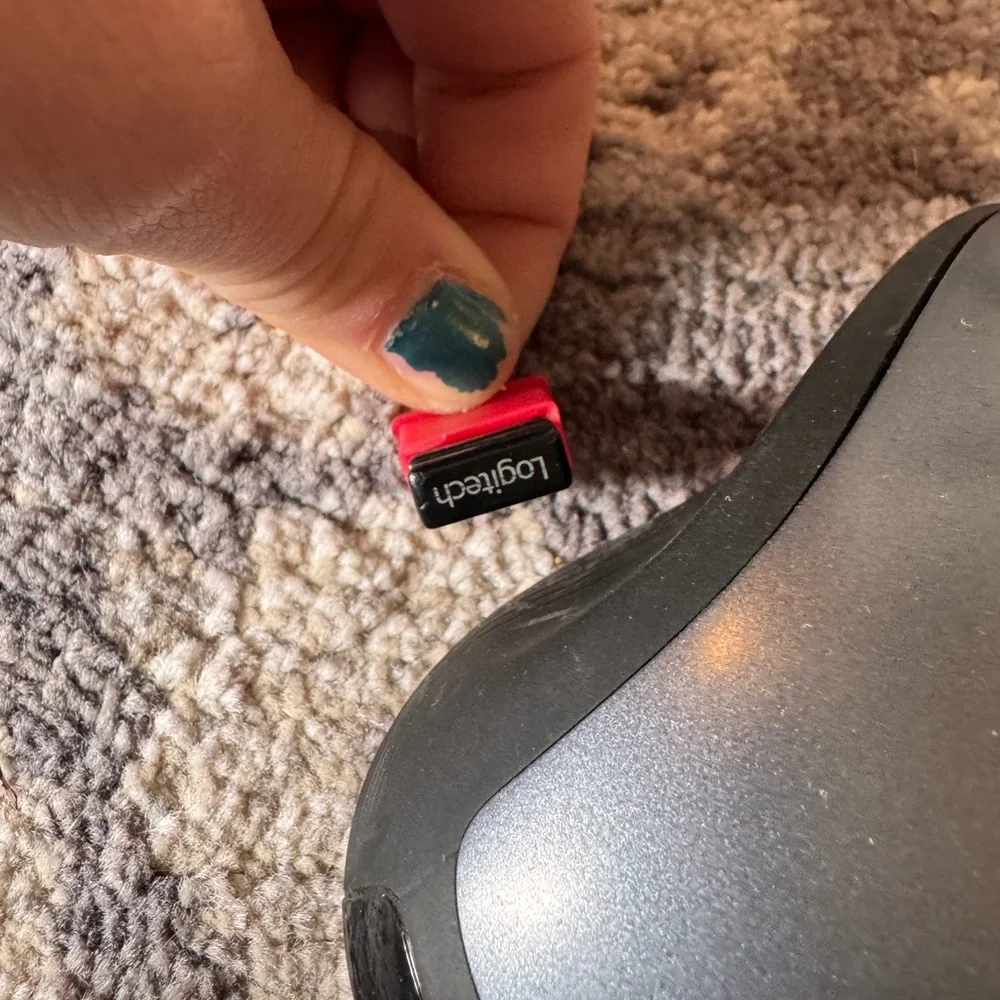Logitech Gray and Black Wireless Bluetooth Mouse